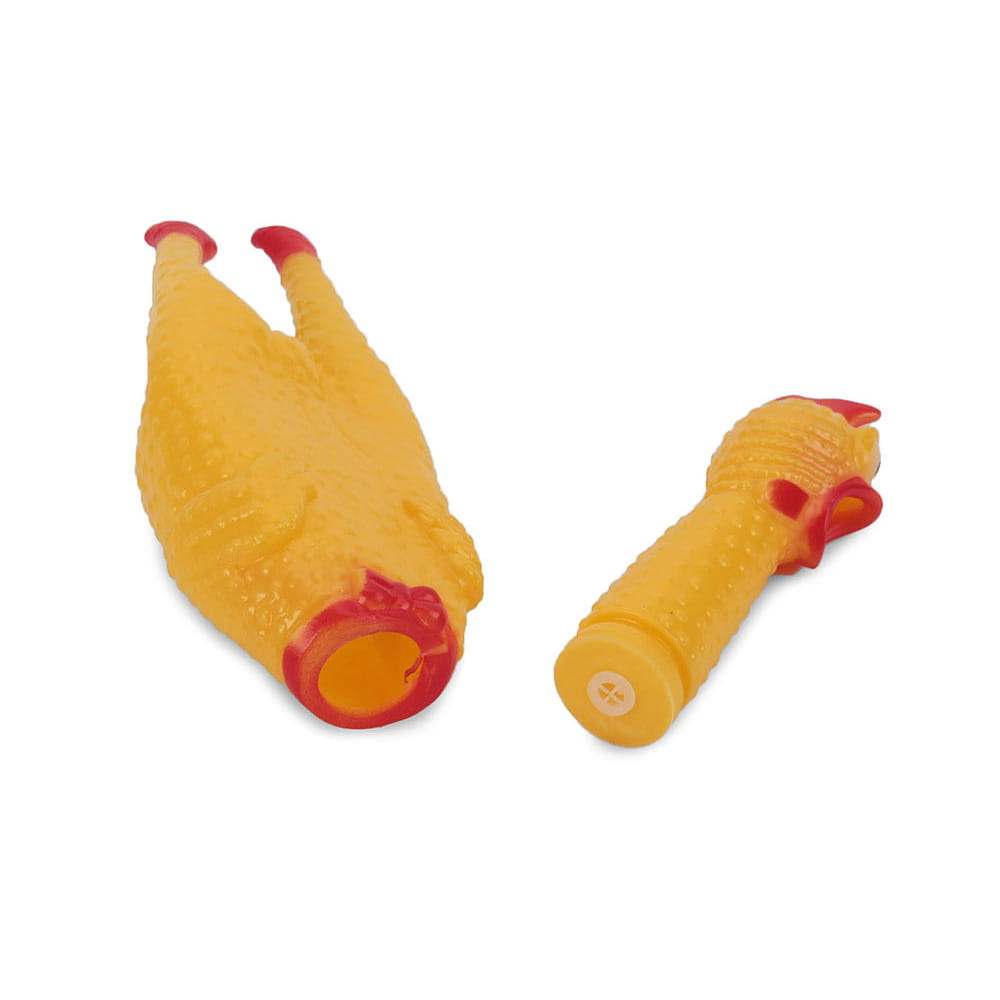 Gumowa Zabawka Kurczak dla Psa – Piszczący Gryzak Antystresowy Duży 31cm
